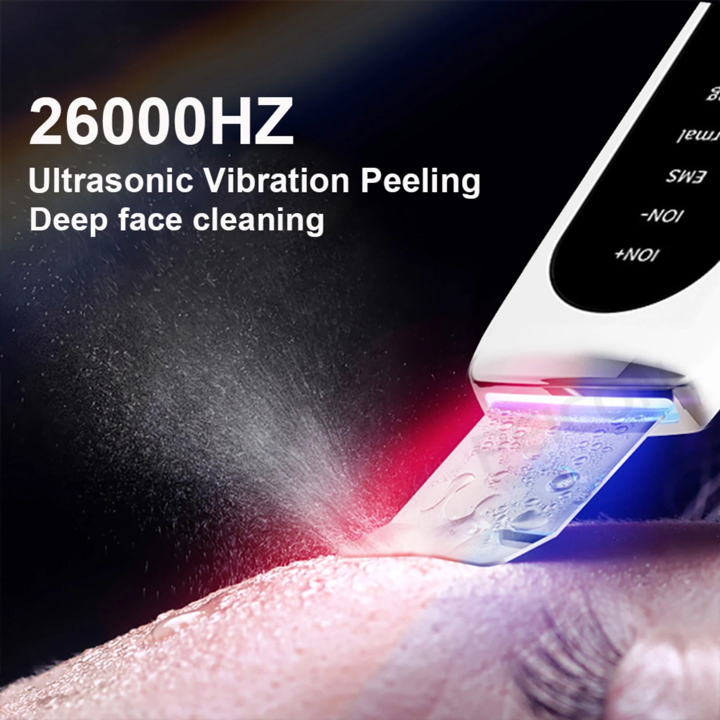 Ultrasonic Skin Scrubber – Deep Cleanse, Blackhead Removal & Skin Lifting for a Radiant, Youthful Glow