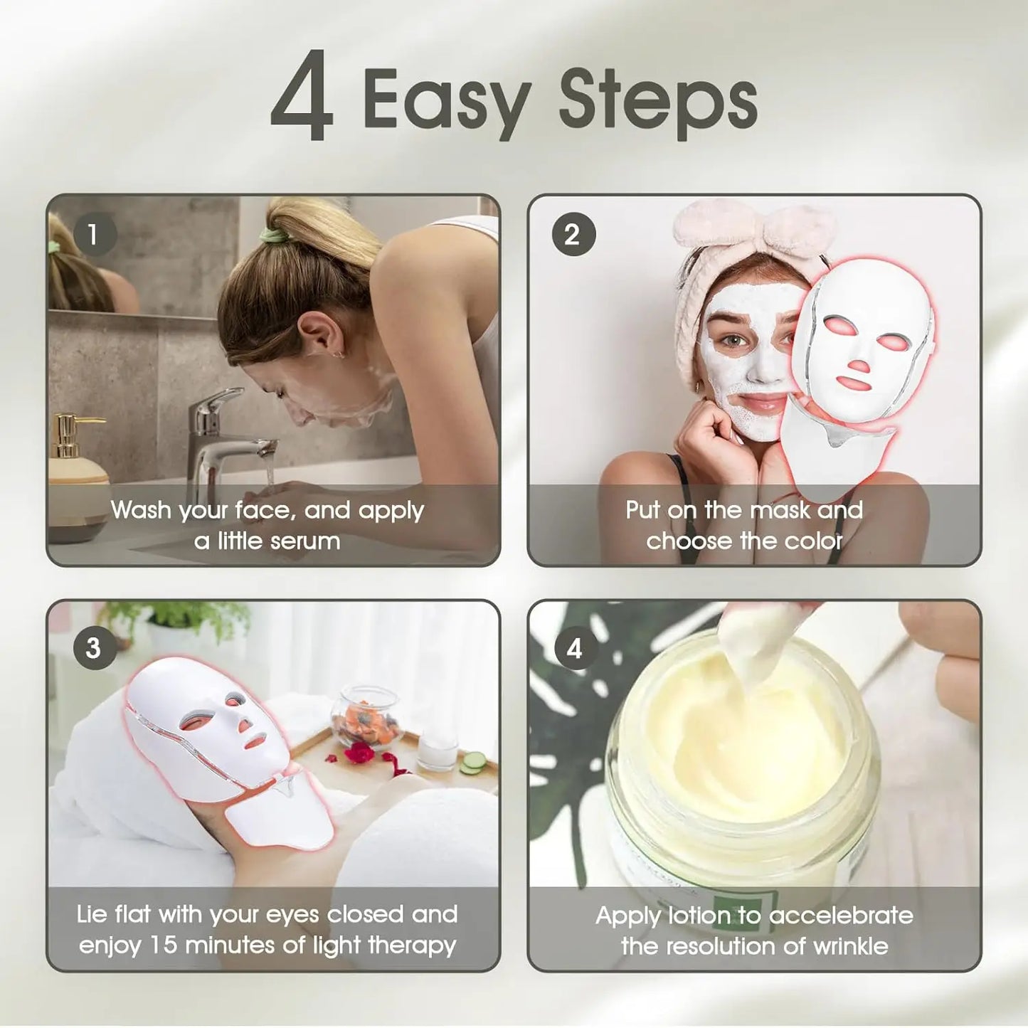 7-Color LED Light Therapy Mask – Revitalize, Brighten, and Transform Your Skin from Home!