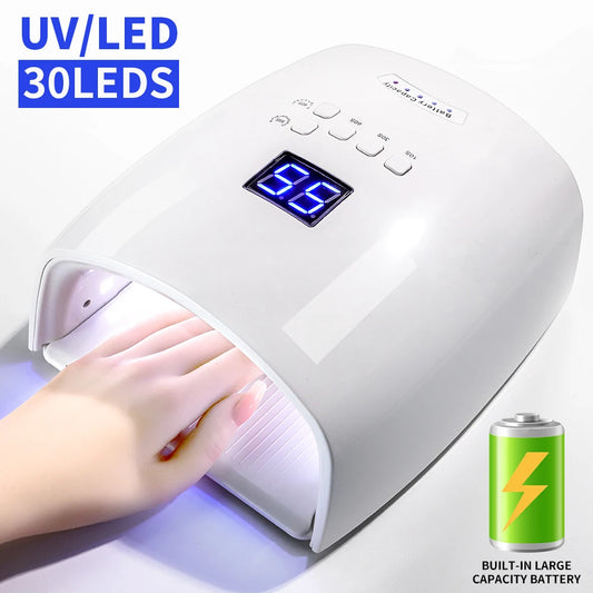 Pro UV Nail Lamp – 4-Speed Timer, 30-LED Quick-Dry Gel Curing Machine