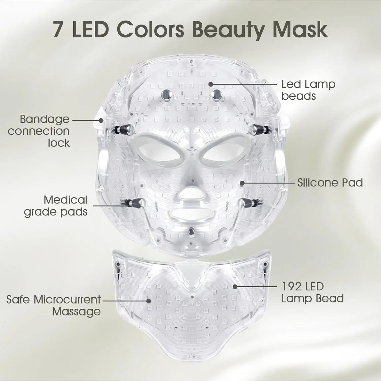 7-Color LED Light Therapy Mask – Revitalize, Brighten, and Transform Your Skin from Home!